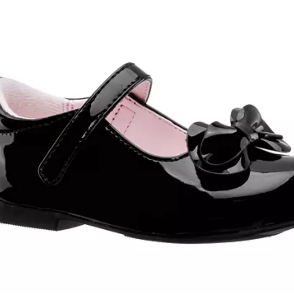 Nina Toddler Girls Decorative Bow Krista Dress Shoes Size 7 Excellent LIKE NEW - Picture 9 of 10